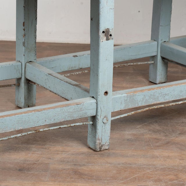 19th Century Rustic Hungarian Long Work Table For Sale - Image 15 of 17