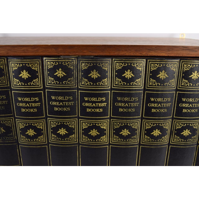 Mid 20th Century World’s Greatest Book Hidden Secret Bar Stealthy Prohibition Liquor Cabinet For Sale - Image 5 of 9