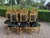 1900 Italian Baroque Rococo Gilded Beech Black Velvet Chairs - Set of 7 For Sale - Image 18 of 18