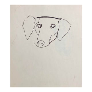 1950s Helena Beacham Dog Portrait For Sale