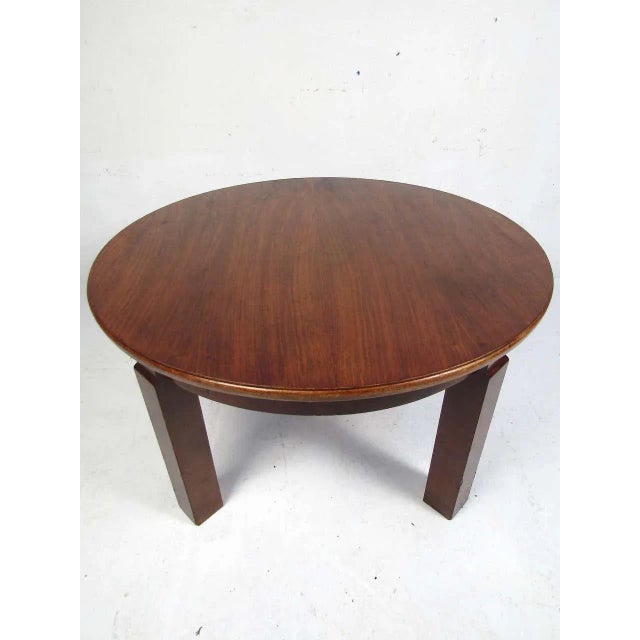 Mid-Century Modern Mid-Century Circular Coffee Table For Sale - Image 3 of 10