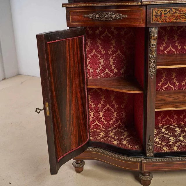 Boule Style Cabinet in Wood For Sale - Image 5 of 12