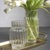 Contemporary Mimo Clear Optic Glass Vases, Set of 2 For Sale - Image 3 of 6