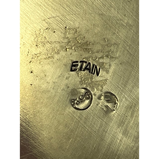 Metal Mid 20th Century Etain Pewter Rooster Pitcher/Creamer For Sale - Image 7 of 11