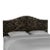 Kenmore Headboard in Cream Black Linen Zebra, King For Sale