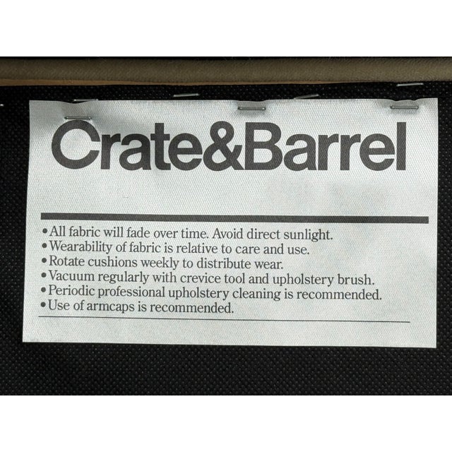 Crate & Barrel Addison Slipcovered Dining Chairs, Set of Four For Sale - Image 10 of 12