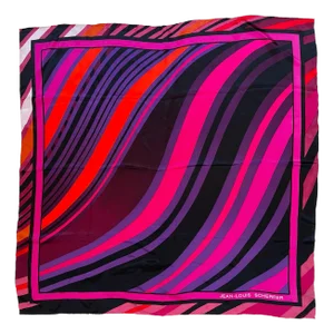 Jean-Louis Scherrer Paris Silk Scarf Vintage 1980s