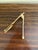 Metal Vintage Cast Brass Double Tennis Racket Door Knocker For Sale - Image 7 of 8
