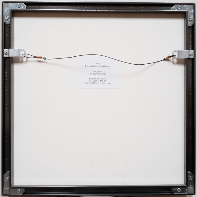Contemporary Framed Pear Photograph, Late 1990's by Jacques Gael Cressaty For Sale - Image 3 of 3