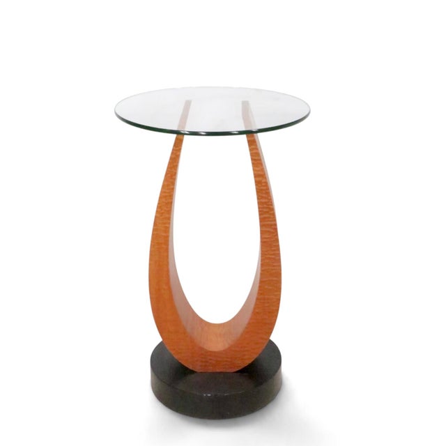 Brown Post Modern Pedestal Table by Richard Judd C. 2014 For Sale - Image 8 of 13