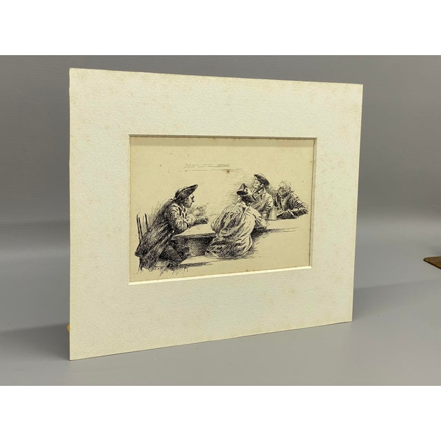 Anton Otto Fischer Nautical Pen and Ink Book Illustration For Sale - Image 4 of 17