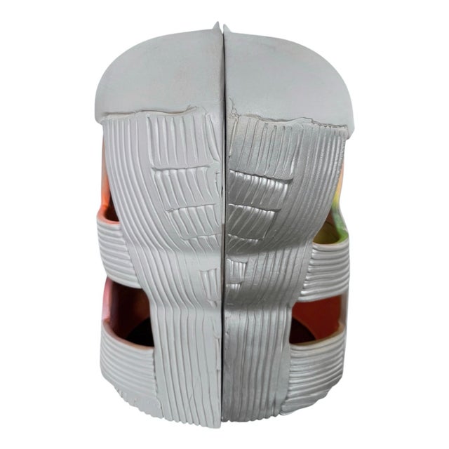 1990s Jamie Davis (B. 1945) Untitled, Architecture of Clay Sculpture - Set of 2 For Sale - Image 4 of 15