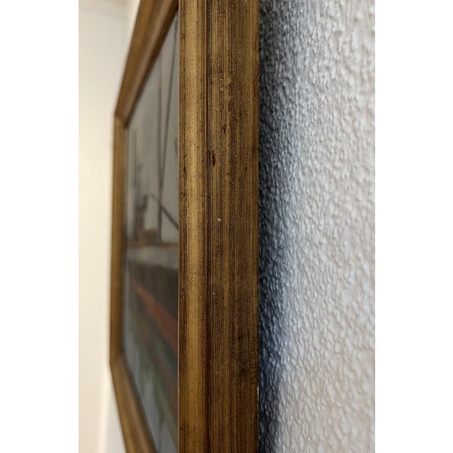 Georges Henri Chapot, Navire sur les flots, 1921, Oil on Canvas, Framed For Sale - Image 9 of 11