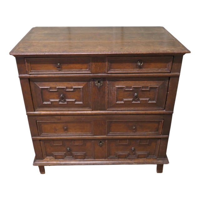 17th Century Oak Chest of Drawers For Sale