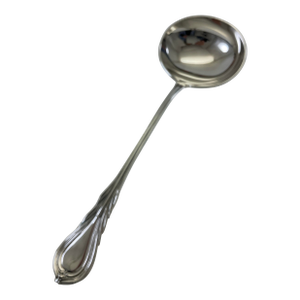 1980s Silver Soup Ladle, Lily