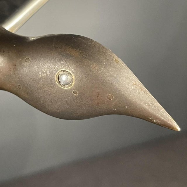 Art Deco Metal Sculpture of Bird, 1930s For Sale - Image 3 of 16
