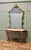 19th Century Italian Console Table and Mirror Set A very rare and beautiful set, complete and still together, the date...