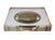 Square Acrylic Glass and Brass Coin Tray, 1970s For Sale - Image 6 of 7