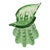 Green Large Vintage Green Glass Vase, 1960s For Sale - Image 8 of 18