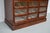 Vintage Dutch Oak / Mahogany Haberdashery Shop Cabinet, 1930s For Sale - Image 9 of 18