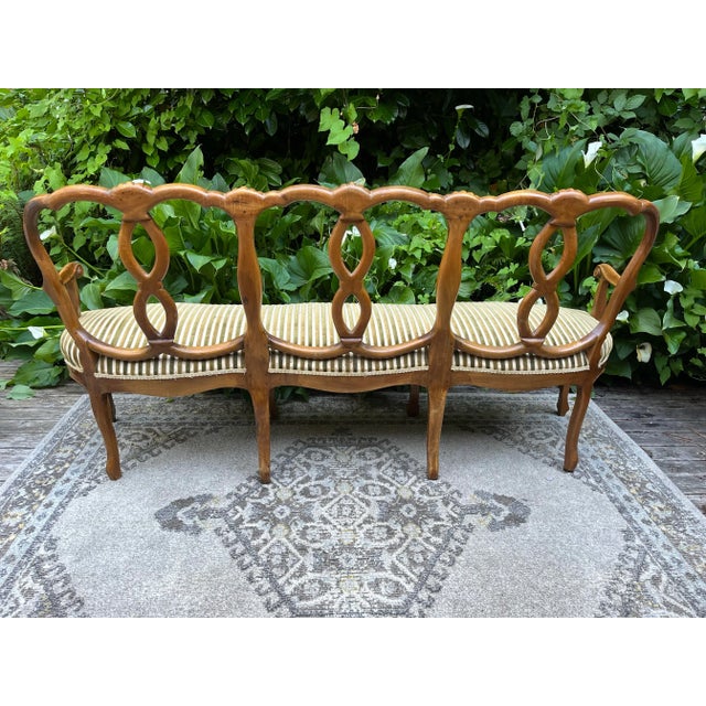 1800’s French Settee Loveseat Sofa. Impressively Gorgeous. We were told it is a late rare Piece . Although , we have no...