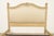 Henredon Style French Regency Louis XVI Cream Crackle Lacquered Upholstered King Size Bed For Sale In South Bend - Image 6 of 14