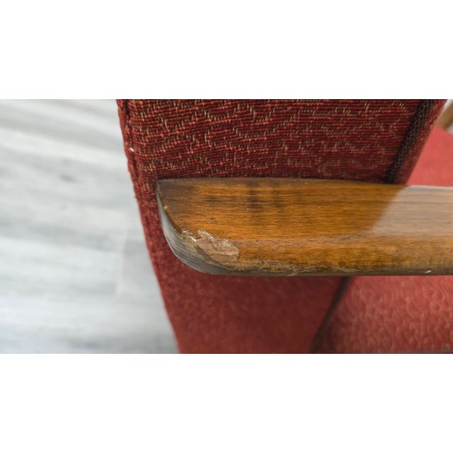 Art Deco Lounge Chair by Jindrich Halabala For Sale - Image 9 of 11