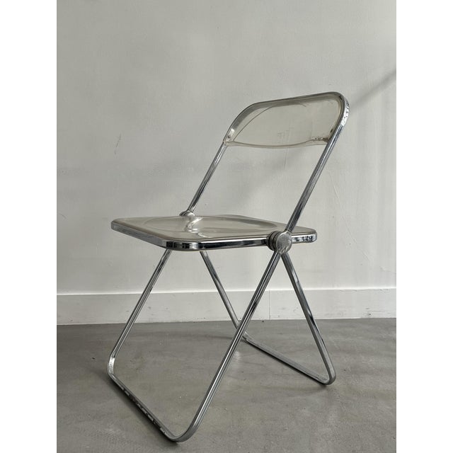 Castelli Plia Chairs by Giancarlo Piretti for Castelli, 1970s, Set of 7 For Sale - Image 4 of 17