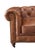 Animal Skin Century Chesterfield Sofa - Bark Brown Leather | Crafters and Weavers For Sale - Image 7 of 7