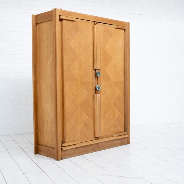 Mid-Century Cabinet by Guillerme et Chambron for Votre Maison, 1950s For Sale - Image 8 of 9