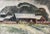 1940s Vintage Impressionist Watercolor of Bucks County Pennsylvania Barn For Sale - Image 5 of 7