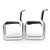 Metal Pair of Mid Century Modern “Ch66" Dining Chairs by Nicos Zographos For Sale - Image 7 of 18