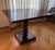 Postmodern Donghia Red Mahogany Zig Zag Game Table For Sale - Image 3 of 5