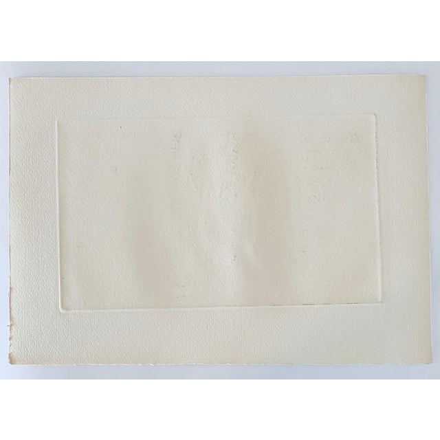 Mid 20th Century Robert A. Birmelin, Fallen Figures. Standing Dog, American Modernist Abstract Etching For Sale - Image 5 of 6