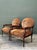 Brown Vintage Isenhour Carved Fauteuil Armchairs - Pair For Sale - Image 8 of 12