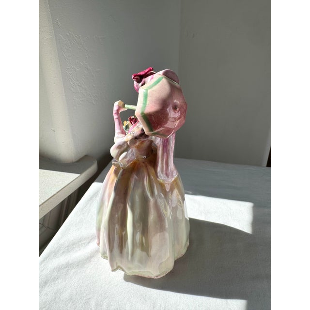 English Mid 20th Century Royal Doulton Figurine ~ “June” ~ Hn 2027 For Sale - Image 3 of 10