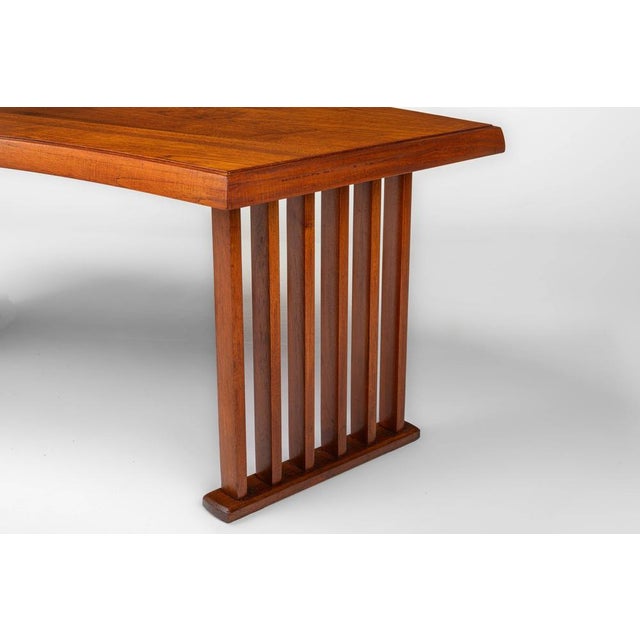 Brown Danish Mid-Century Writing in Teak, 1960s For Sale - Image 8 of 11