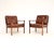 Vintage Scandinavian Leather Armchairs from Frederik Kayser, 1960s, Set of 2 For Sale - Image 11 of 11