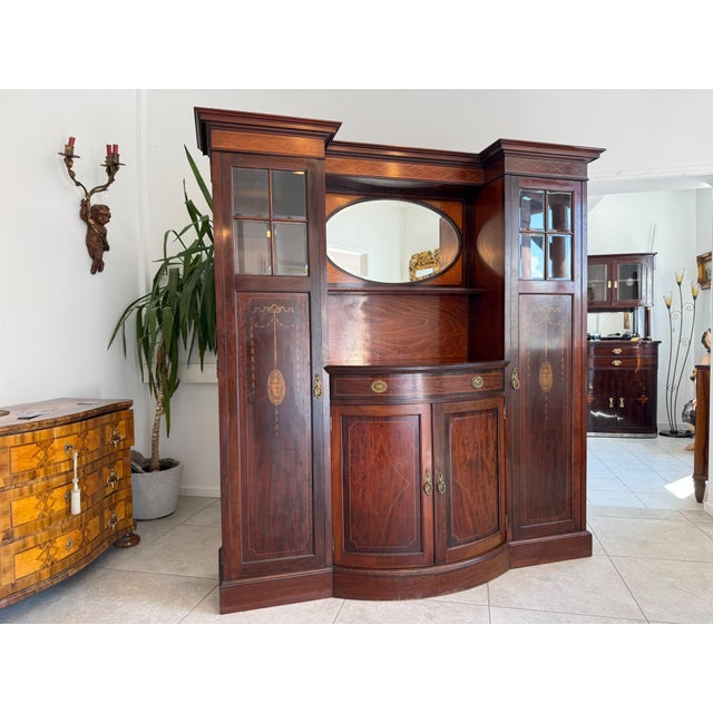 Art Nouveau Bookcase, 1890s For Sale - Image 4 of 13