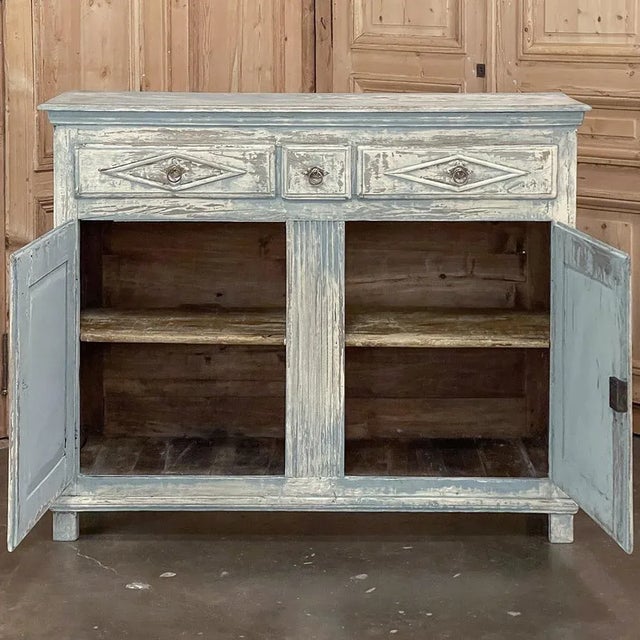 Late 18th Century 18th Century Swedish Gustavian Period Painted Buffet For Sale - Image 5 of 13