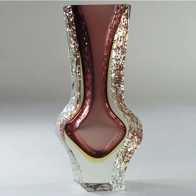 Italian Murano Sommersed Vase by Alessandro Mandruzzato, 1960s For Sale - Image 9 of 10