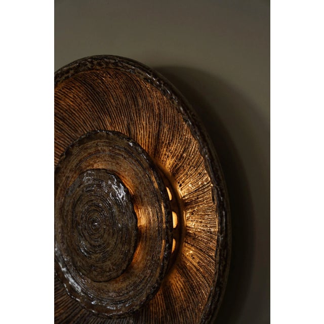 1970s Danish Modern Ceramic Wall Light Sconce by Ege Dagnæs, 1970s For Sale - Image 5 of 15