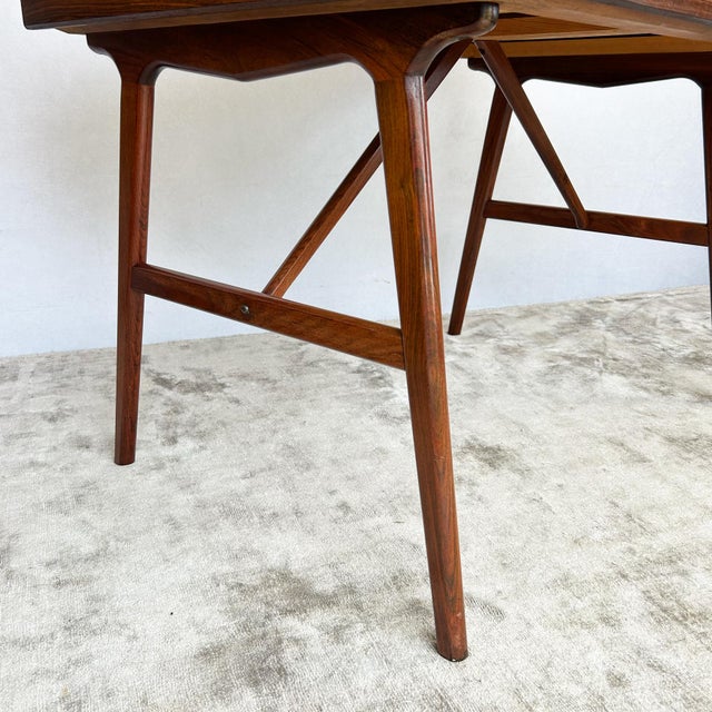 Wood Model 65 Desk in Rosewood by Arne Wahl Iversen, 1960s For Sale - Image 7 of 15