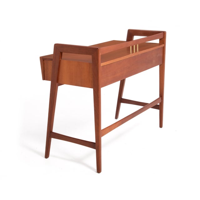 1960s Kent Coffey Goldenaire Mid Century Desk Restored For Sale - Image 5 of 14