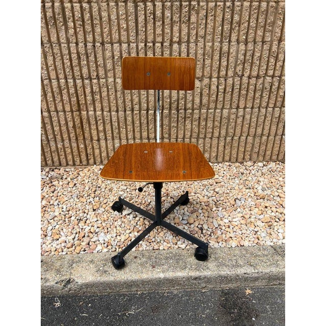 Mid 20th Century Mid Century Danish Teak Chair For Sale - Image 4 of 6