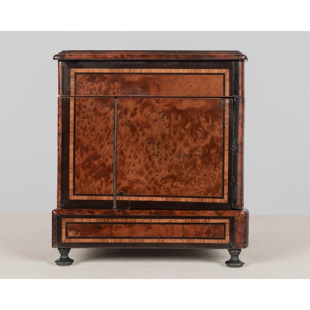 Wood 19th Century French Marquetry Tantalus Cordial Decanter Set - Set of 11 For Sale - Image 7 of 18