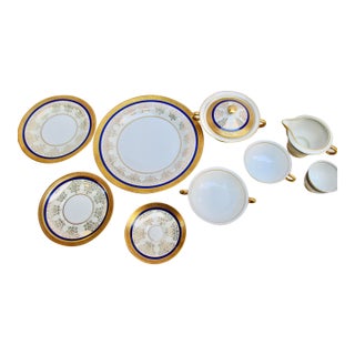 Mid 20th Century Limoge Haviland Pattern H-80-- Set of 9 Pcs. For Sale