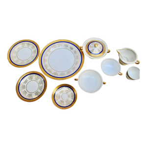 Mid 20th Century Limoge Haviland Pattern H-80-- Set of 9 Pcs.