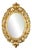 Florentine Gold Oval Mirror For Sale