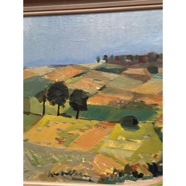 Tage Gavik, Landscape, 1950s, Oil Painting on Panel, Framed For Sale - Image 11 of 18